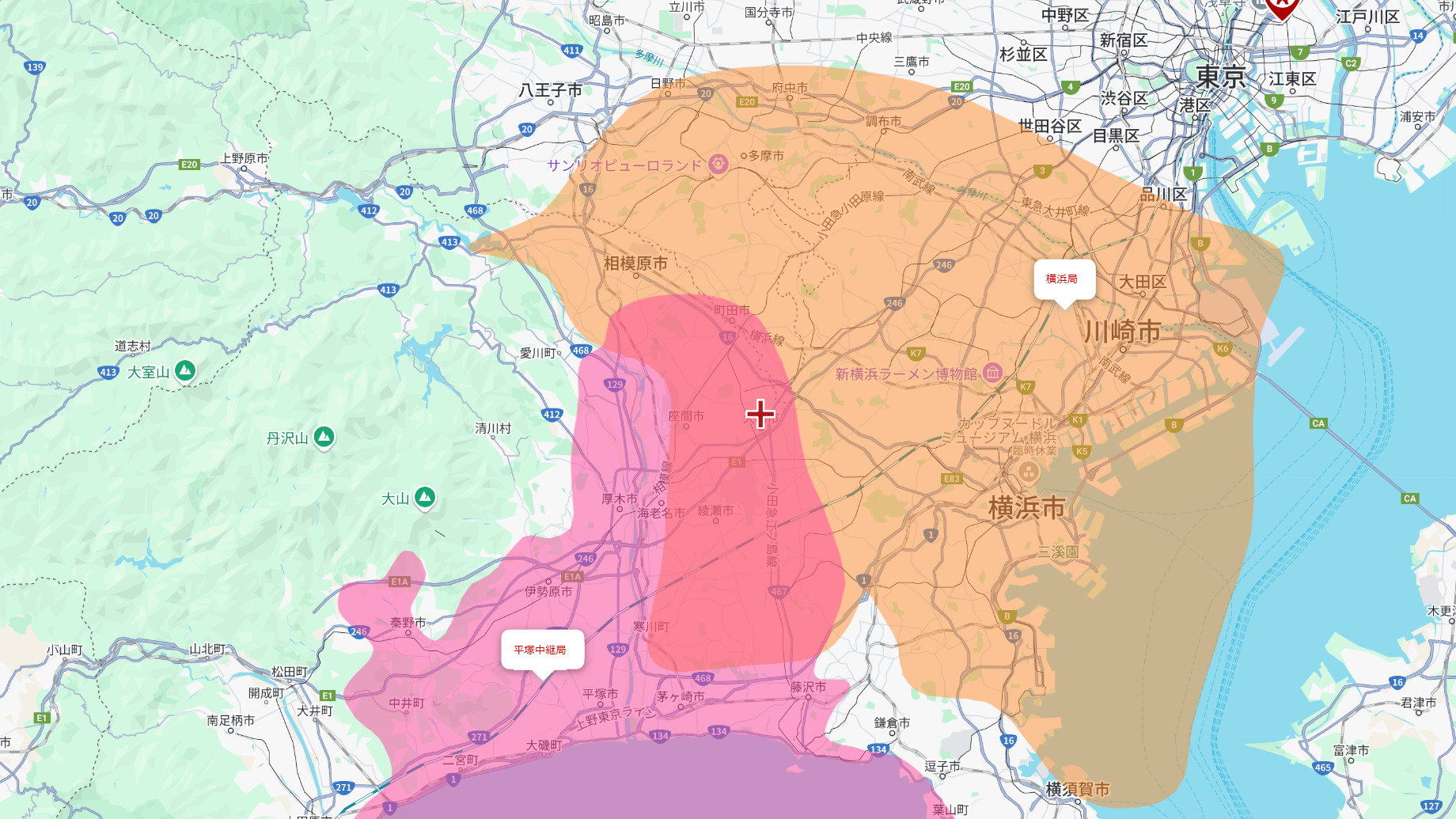 大和市の電波事情